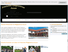 Tablet Screenshot of friesisches-pflegezentrum.de